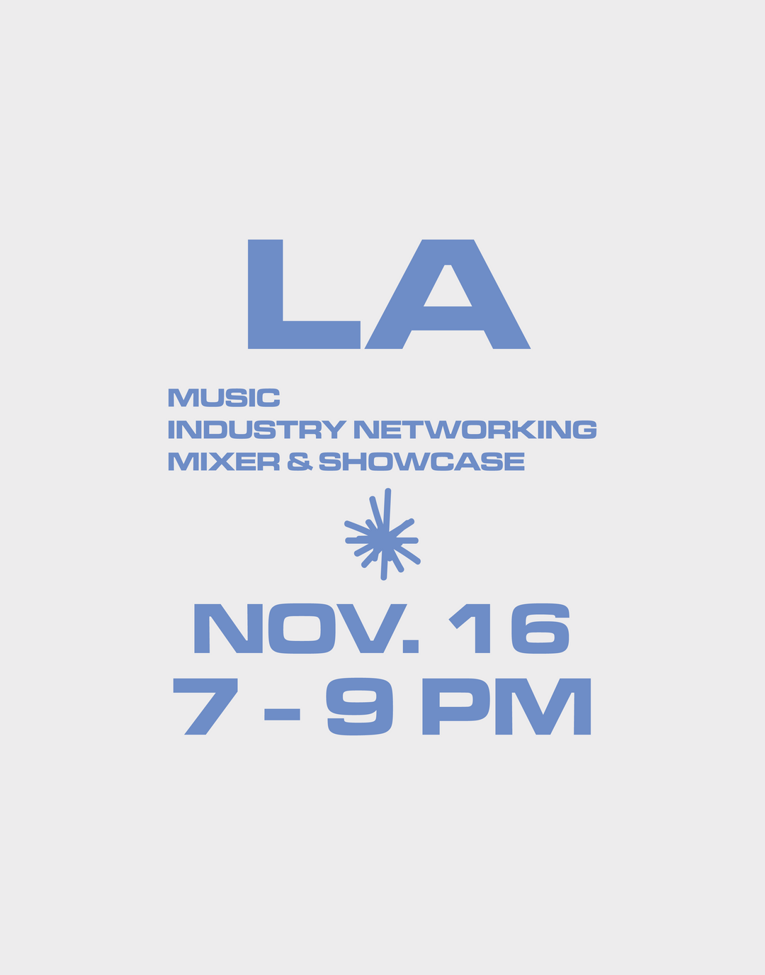 LA Mixer Nov 16